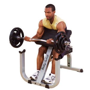 Scottbench, pupittre à biceps, fitness, musculation
