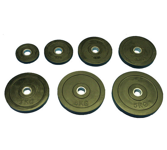 Rubber barbell Discs Dia 30mm