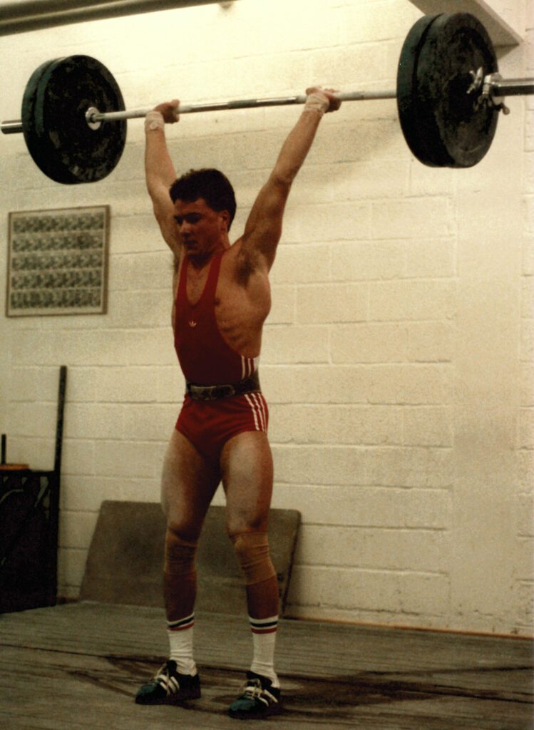 Frank Vanpraet weightlifting