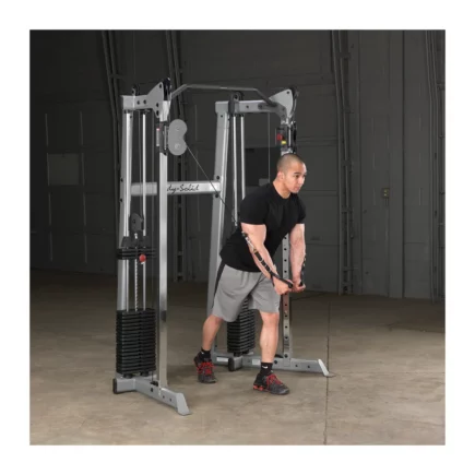 exercise on functional trainer body solid