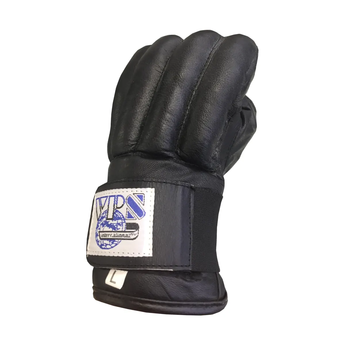 Leather boxing gloves freefight front view.