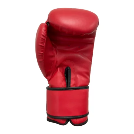 Gants de boxe professionel en cuir rouge pour usage intensive.